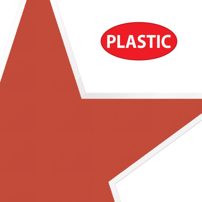 Plastic Star Cutout Decorations