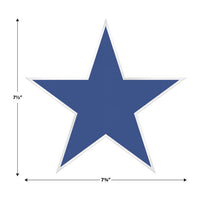 Plastic Star Cutout Decorations
