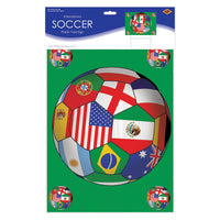 Soccer Ball Yard Sign - International Theme