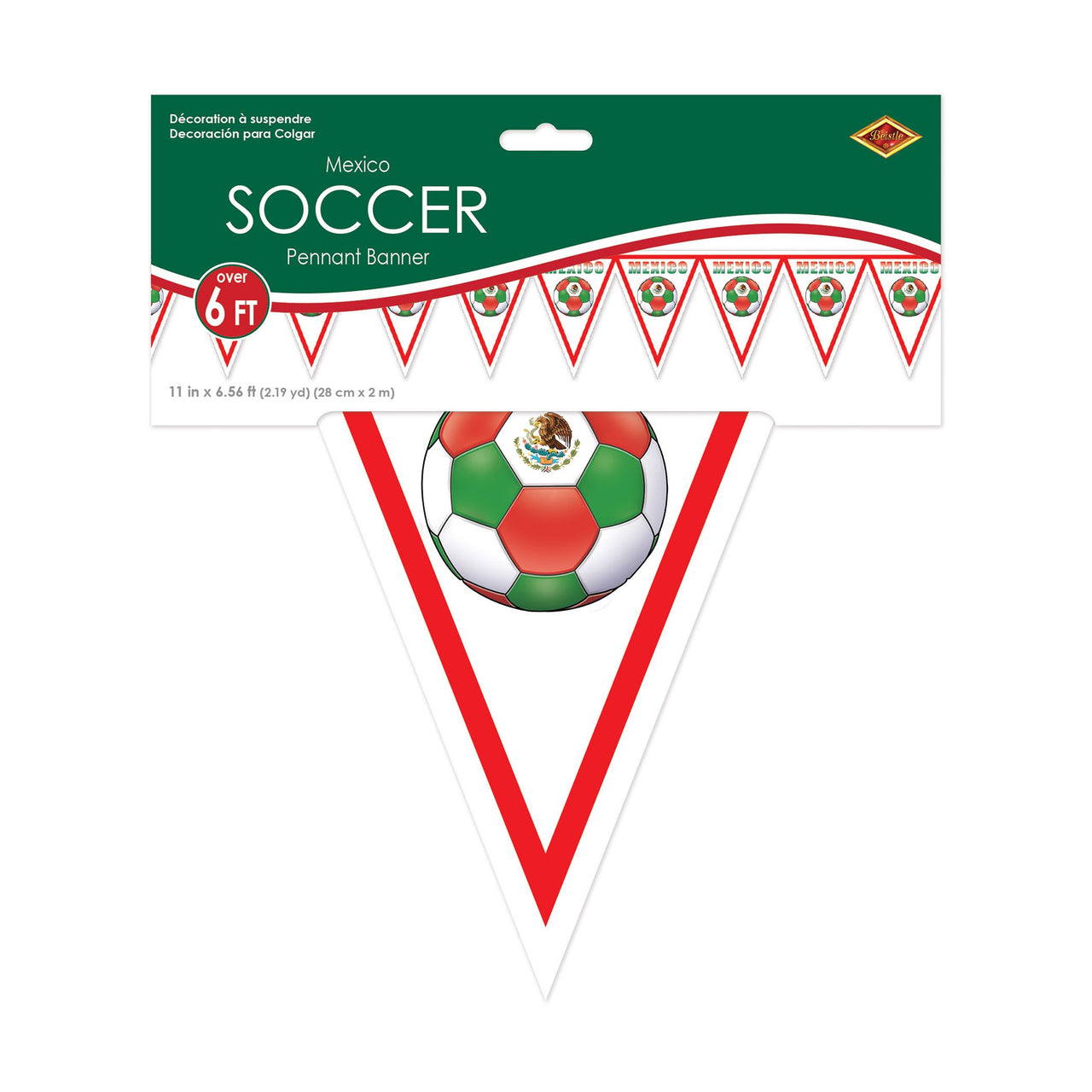 Mexico Pennant Banner - All-Weather Soccer & Sports Decor