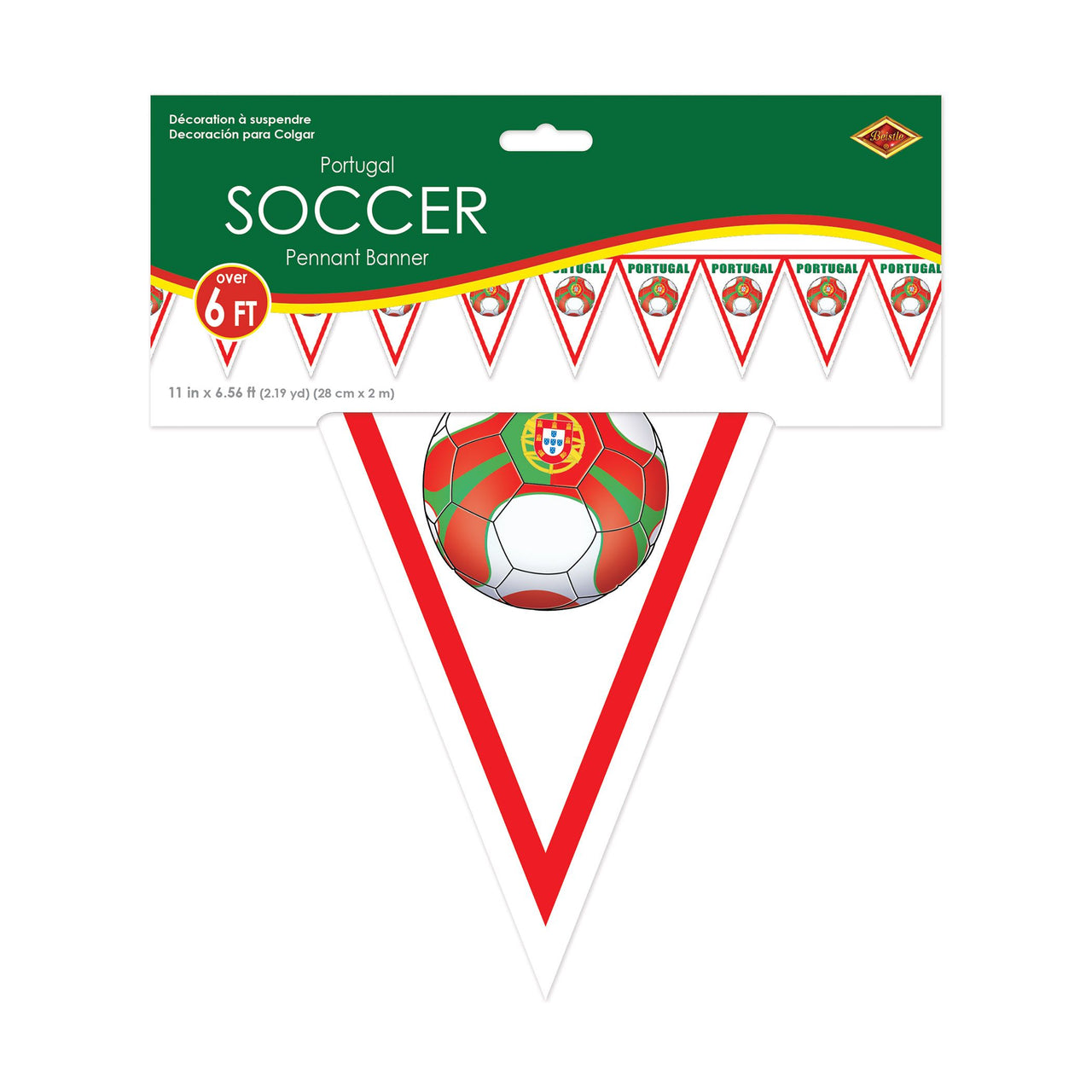 Portugal Pennant Banner - All-Weather Soccer & Sports Decor