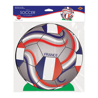 France Soccer 3D Centerpiece - 9.25 Inch Party Decoration