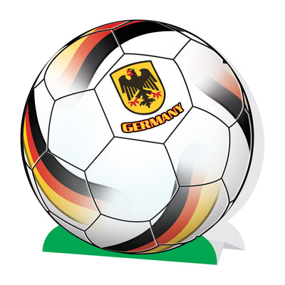 Germany Soccer 3D Centerpiece - 9.25 inch Sports Decoration