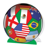 Soccer Ball 3D Centerpiece - 9.25 inch Sports Party Decor