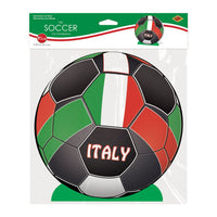 Italy 3D Soccer Centerpiece - 9.25 inch Sports Decoration