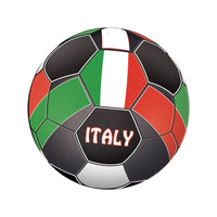 Italy Soccer Cutout - Printed 2 Sides - 10 Inch Decor
