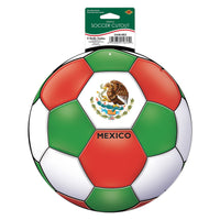 Mexico Soccer Cutout - 10 Inch Double-Sided Decoration