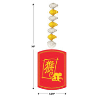 Year of the Monkey Danglers - Chinese New Year Decor (2-Pack)