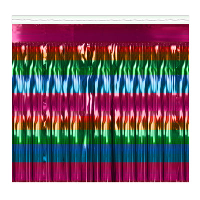 Bright Metallic Table Skirting - Fiesta, Mexican & Intl. Decor