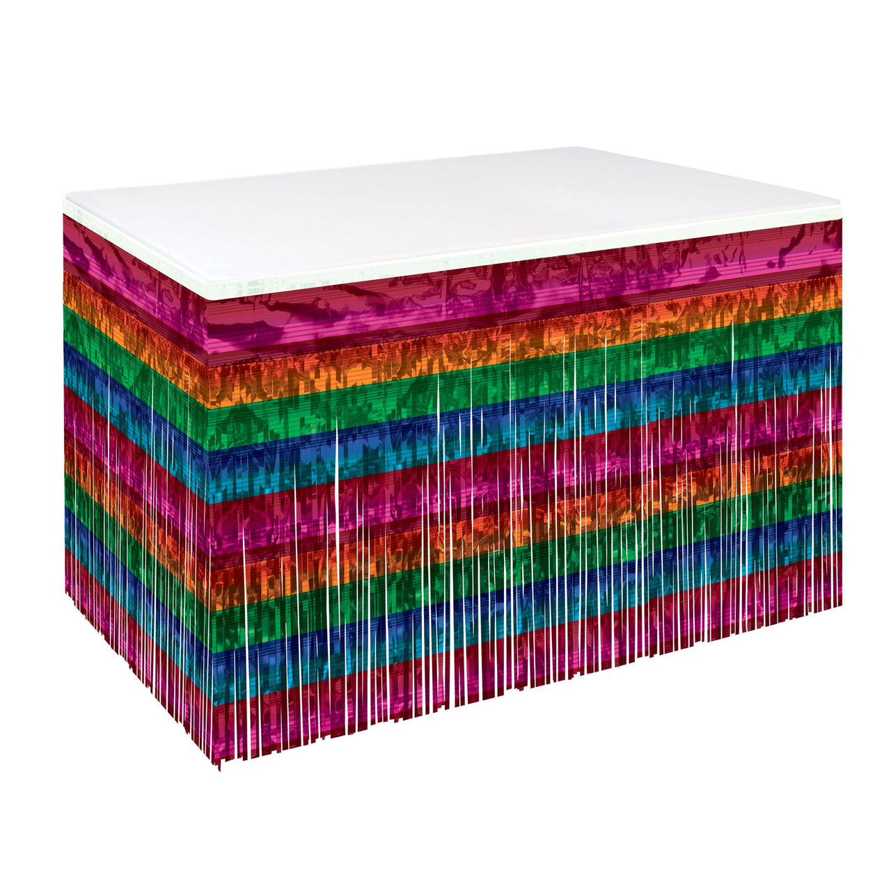 Bright Metallic Table Skirting - Fiesta, Mexican & Intl. Decor