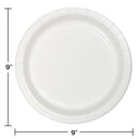 96ct Bulk Value Friendly White Dinner Plates