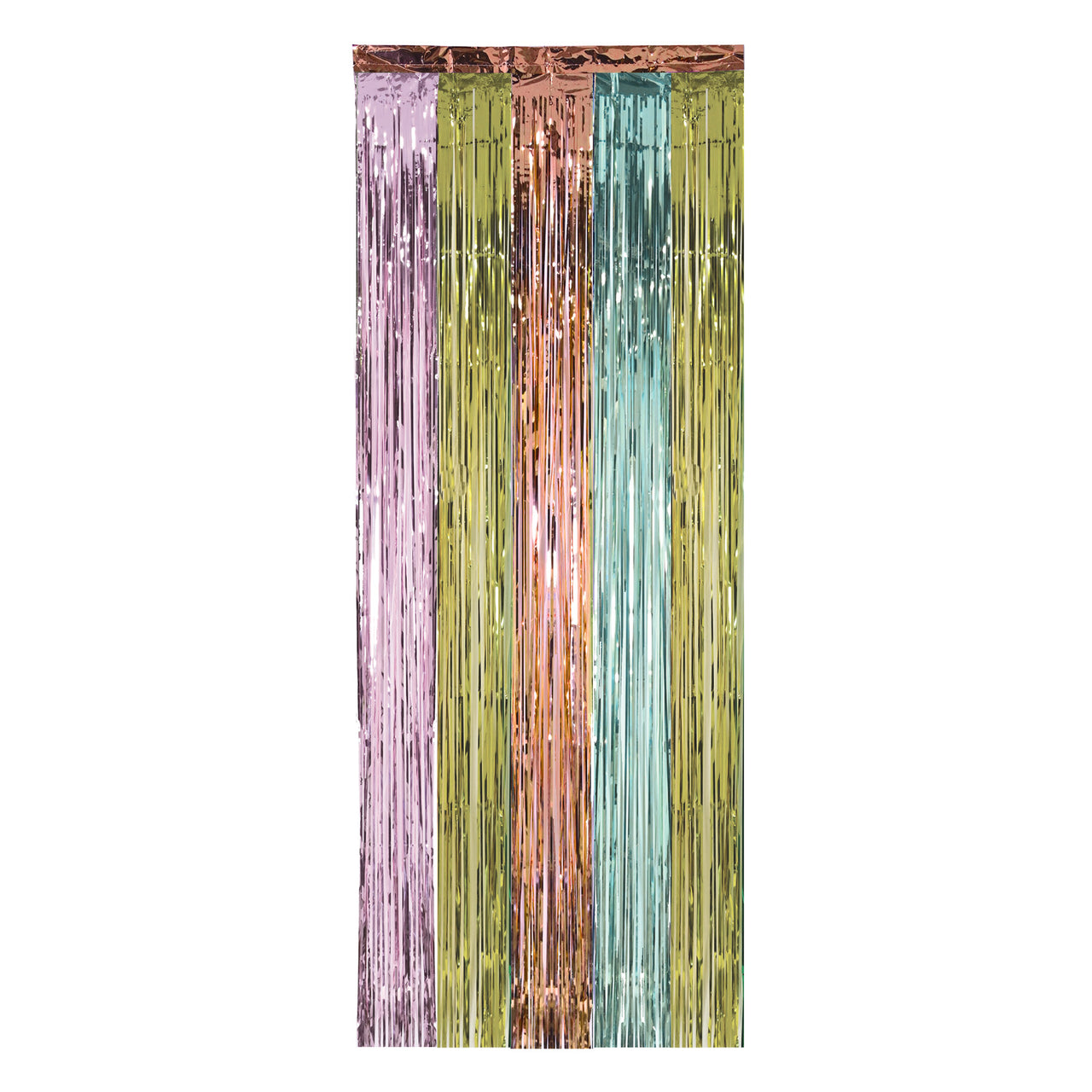 1-Ply Gleam 'N Curtain, Pastel - 8 Ft x 3 Ft Party Backdrop