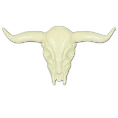 PLASTIC LONGHORN SKULL