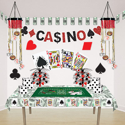Casino Prom Kit Decorations