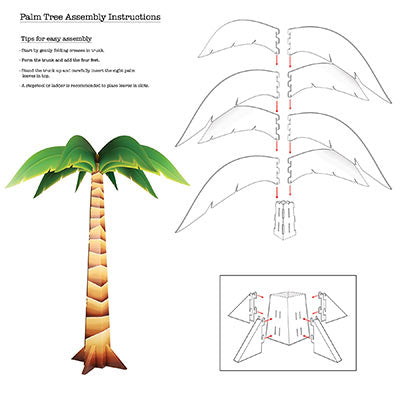  3-D PALM TREE PROP