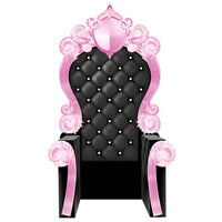 Pink and Black 3-D Prom Throne Prop