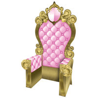 Pink and Gold 3-D Prom Throne Prop (1 per package)