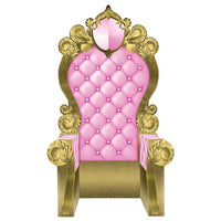 Pink and Gold 3-D Prom Throne Prop