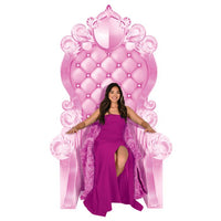 Pink 3-D Prom Throne Prop