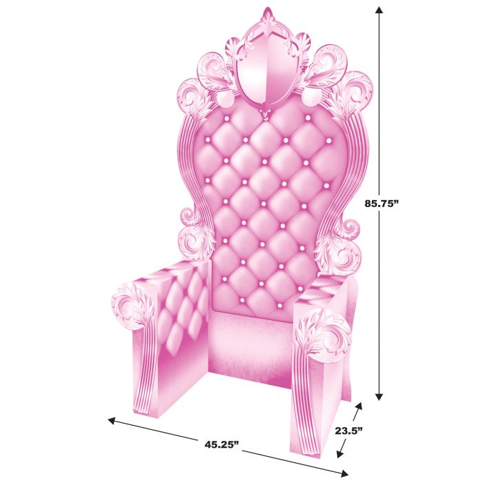 Pink 3-D Prom Throne Prop