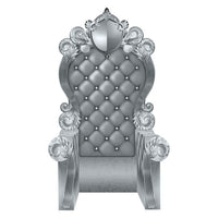Silver 3-D Prom Throne Prop