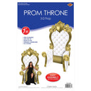 White and Gold 3-D Prom Throne Prop