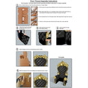 White and Gold 3-D Prom Throne Prop