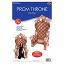 Rose Gold 3-D Prom Throne Prop