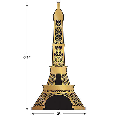 Beistle Paris Themed Prom Kit Components