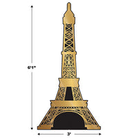 Beistle Paris Themed Prom Kit Components