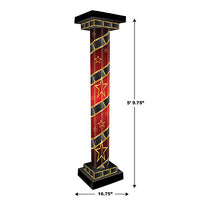 RED CARPET 3-D TALL COLUMN PROPS