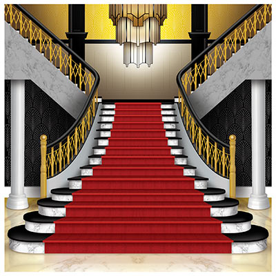 RED CARPET GRAND STAIRCASE PHOTO PROP