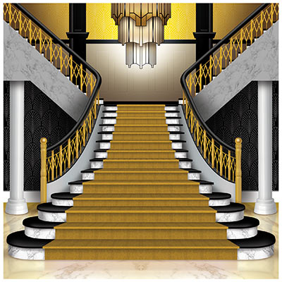 GREAT 20'S GRAND STAIRCASE PHOTO PROP