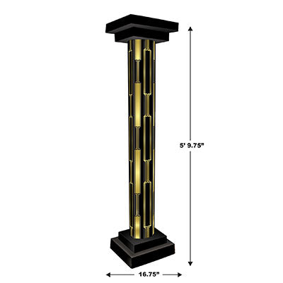GREAT 20'S 3-D TALL COLUMN PROPS
