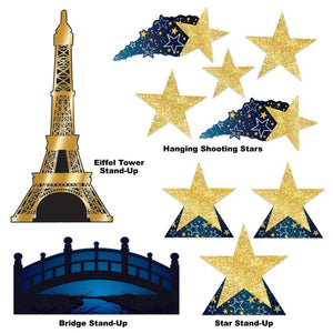 Beistle Paris Themed Prom Kit Components