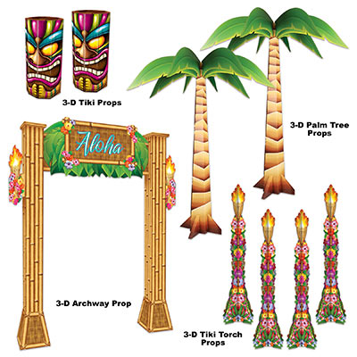 Luau Theme Prom Kit