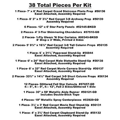 Red Carpet Theme Prom Kit 