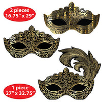 MASQUERADE MASK WALL DECORATIONS