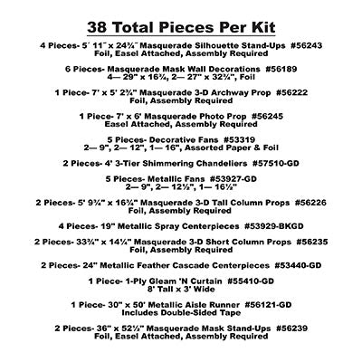 Masquerade Theme Prom Kit