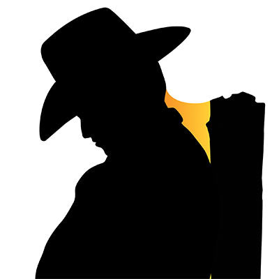 WESTERN SILHOUETTE STAND-UPS