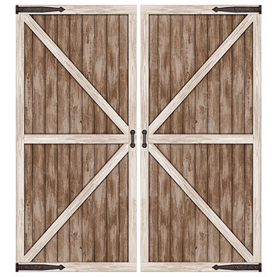 WESTERN BARN DOOR PHOTO PROP