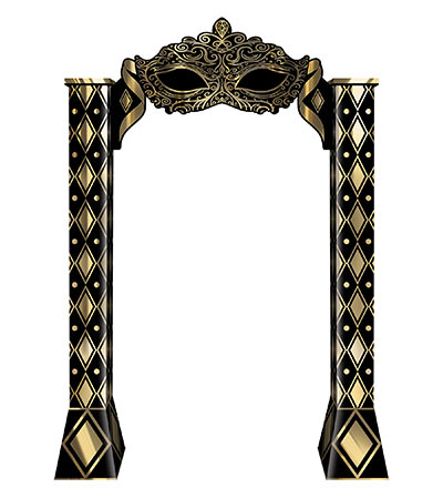 MASQUERADE 3-D ARCHWAY PROP