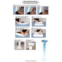 WINTER WONDERLAND 3-D TALL COLUMN PROPS