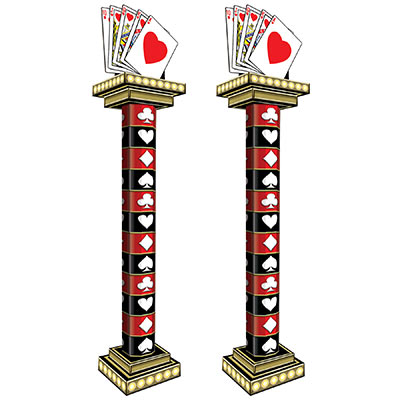 Casino 3-D Tall Column Props