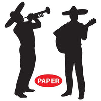 Mariachi Band Silhouette Decorations