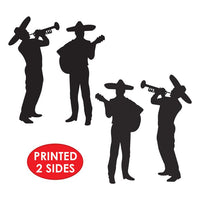 Mariachi Band Silhouette Decorations