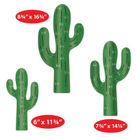 Foil Cactus Silhouette Decorations