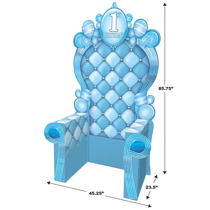 3-D 1st Birthday Throne Prop