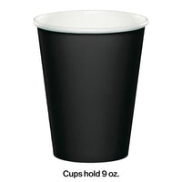 96ct Bulk Black Velvet Value Friendly 9 oz Hot & Cold Cups