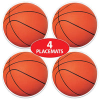 Plastic Basketball Placemats